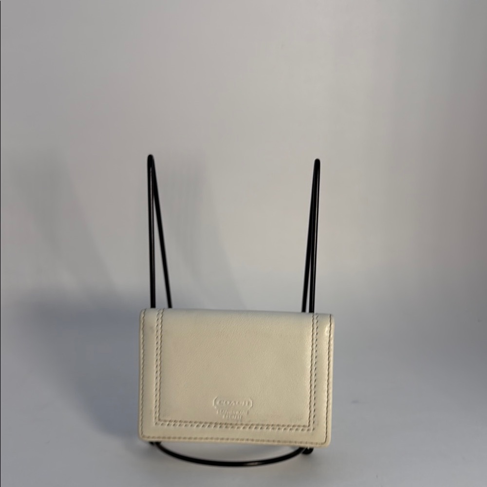 Coach Cream Leather Wallet